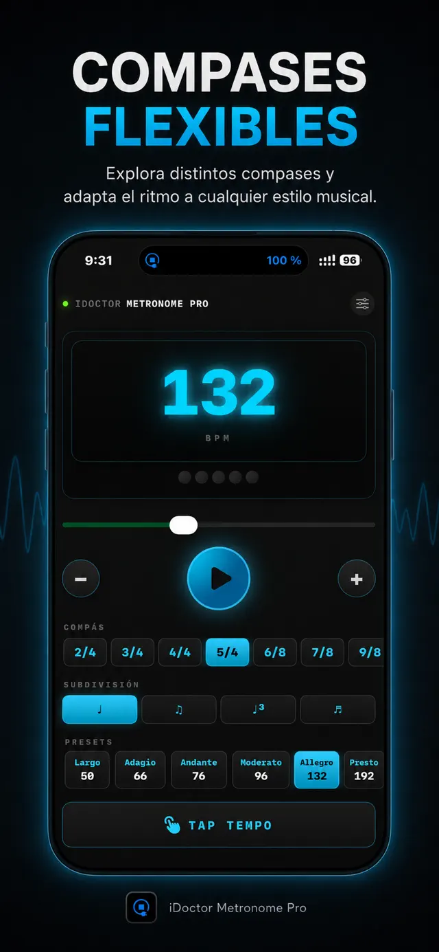 Captura 4 de iDoctor Metronome Pro