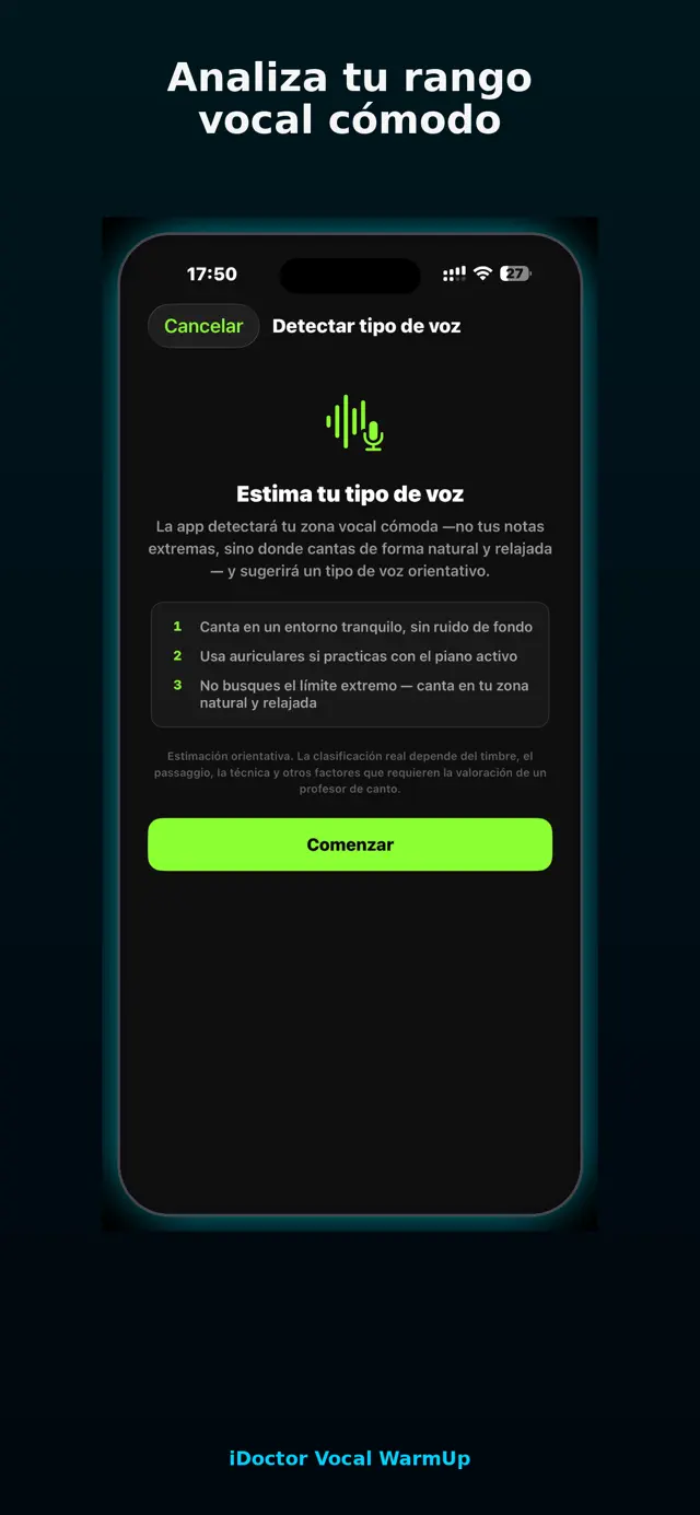 Captura 3 de iDoctor Vocal WarmUp